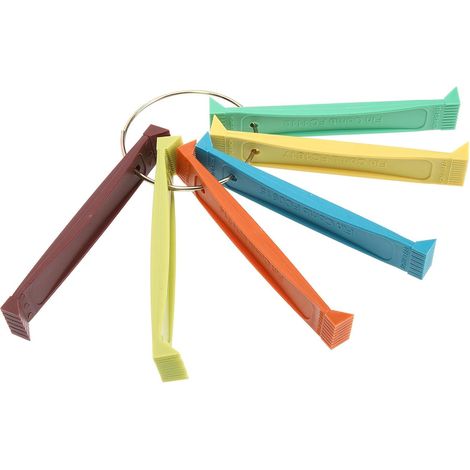 Peigne à Nageoires 6pcs en Plastique Peigne Acier Inoxydable Nettoyeur pour Radiateur, Ailette de Radiateur, Radiateur Climatiseur, Outils pour Climatiseur, Brosse à Climatiseur (1/5)