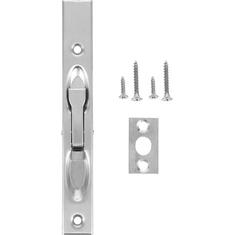 Loquet Coulissant Encastré en inox 15 Cm verrou (1/5)