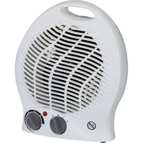 Radiateur soufflant Varma - 2000 W - Blanc - 2 puissances de chauffe et ventilation froide