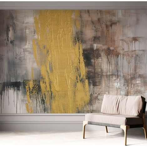 Fotomurale adesivo stickers - murali decorativo - soggiorno moderno - effetto realistico - Visione astratta 312x219 cm (1/5)