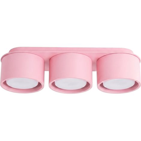 Plafones MODO rosa aluminio 3xGx53 32.4cm Sollux (1/2)