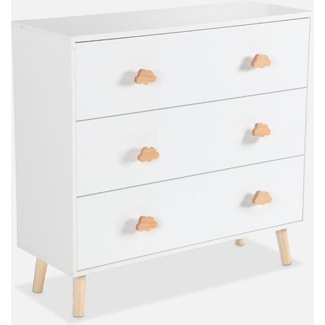 Cómoda infantil, 3 cajones