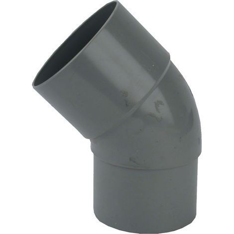 Codo pvc Wavin 3026046 45 grados diseño angular