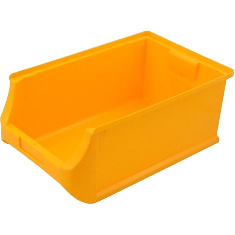 Contenedor de almacenamiento amarillo 500x310x200 mm
