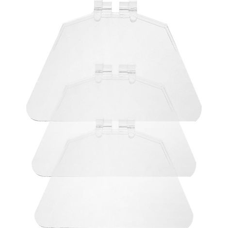 Set mit 3 transparenten Augenschutzbrillen für Tischschleifmaschinen – 11,00 x 9,00 x 0,10 cm (1/3)