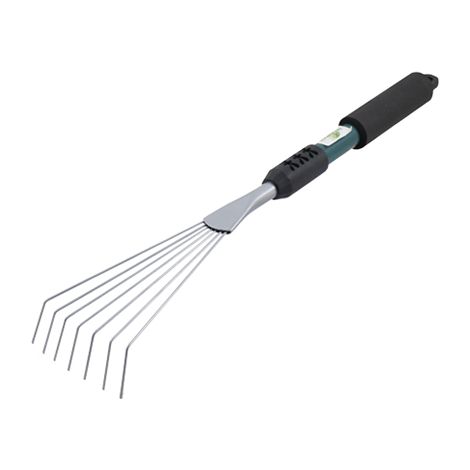 Rastrillo ferrestock rake aluminio ligero duradero 55 cm