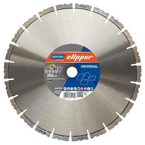 Clipper Diamante Lama Unito Pro Silencio 350 Millimetri