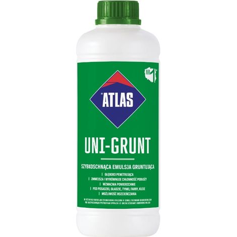 Atlas Schnelltrocknende Grundierungsemulsion Uni-Grunt 1 l