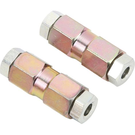 Conector de manguera de freno de 2 piezas, 10 mm/0,39 pulg., macho y hembra para manguera de 3/16 pulg.