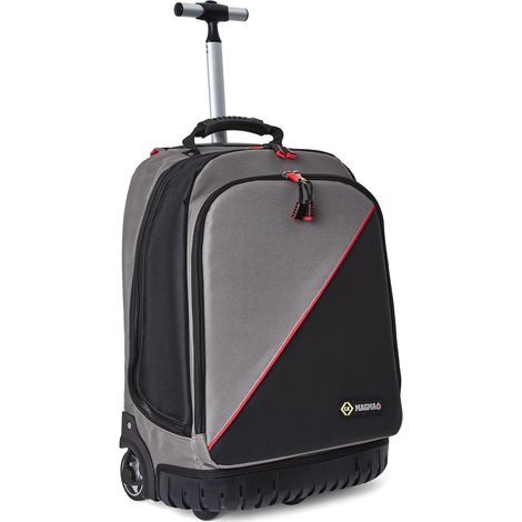 Sac à Dos Outils sur Roulettes, Sac a Dos Plus, Sacoche Electricien Roulante, Châssis Robuste, Caisse a Outil Vide, Malette Outillage, Rangement des Outils, Boite Outils Travail, MA2654 (1/5)