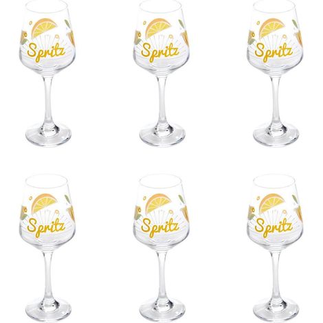 Lot de 6 Verres à Spritz "Stella" 43cl Transparent (1/2)