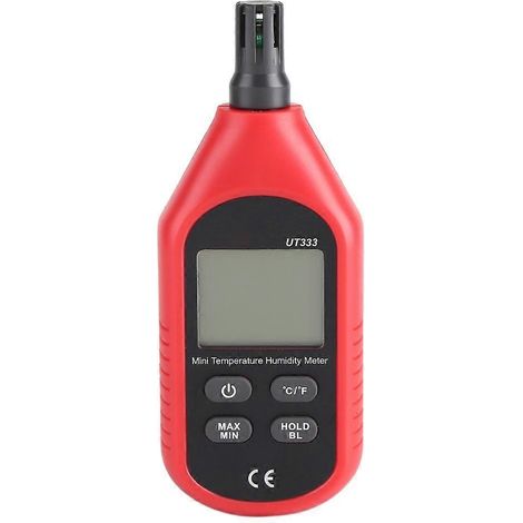 UT333 Tragbares digitales LCD-Thermometer/Hygrometer zur Messung von Lufttemperatur und Luftfeuchtigkeit