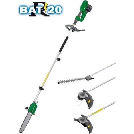 Cisaille Gazon et Haies 20V - Avec Batterie et Chargeur - Pratique et Efficace - D-Work