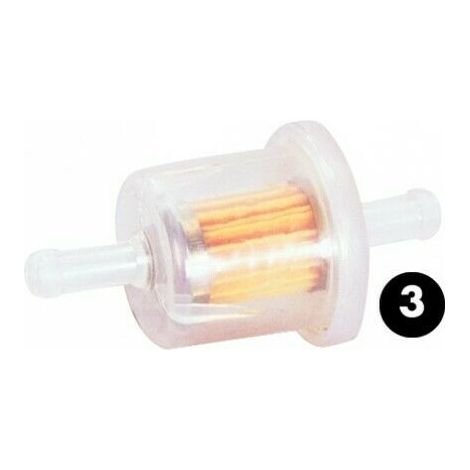 FILTRO BENZINA CARBURANTE MOTO AUTO CAMPER MM 8 (29293) (1/3)