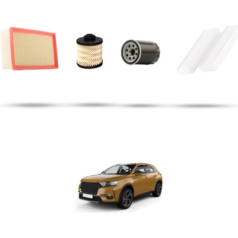 Kit tagliando 4 filtri compatibile con Ds7 Crossback 2.0 Hdi 130kw dal 2018 (1/5)