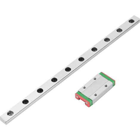 Rail de guidage linéaire miniature LML9H 200 mm, bloc coulissant de 9 mm de largeur (1/5)