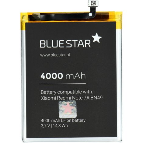 Akku Ersatz kompatibel mit Xiaomi Redmi Note 7A (BN49) 4000mAh Li-lon Austausch Batterie Accu (1/3)