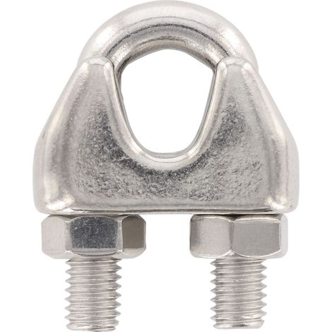 Bügelklemme Drahtseilklemme Seilklemme für Drahtseil ø 3 mm DIN741 Edelstahl A4
