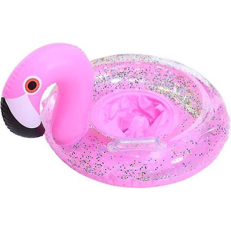 Bouée à paillettes flamant rose, bouée enfant, bouée siège de natation, bouée pantalon en PVC (1/3)