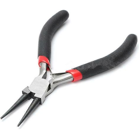 Mini pince longue à bec rond pour la fabrication de bijoux, enfilage de perles et de fil de pêche, outils à main, pinces