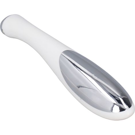 Baguette de massage électrique pour les yeux : cernes, poches, gonflement, anti-âge, atténue les ridules, stick pour les yeux blanc (1/5)