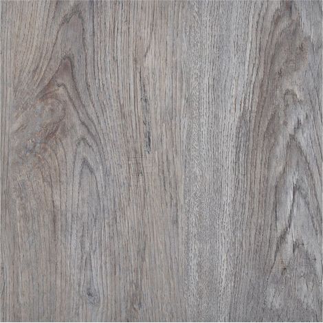 Dalles de plancher autoadhésives 5,11 m² PVC marron clair vidaXL