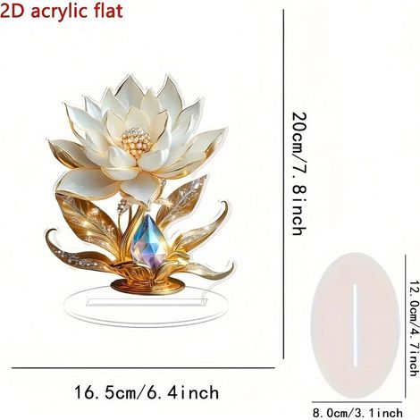 Support Pour Fleurs - Décor 2D Pour Jour Des Amoureux - Pour Table Événementiel Ou Intérieur - 1 Pièce (1/5)