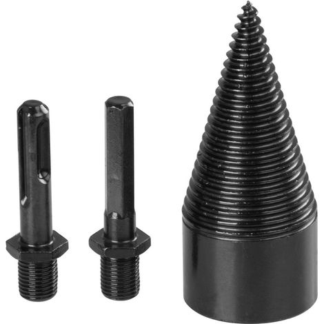 Dorn Strend Pro, Spaltkeil, Kegel, 42 mm, Adapter HEX 1/2" und SDS+, für Holz (1/4)