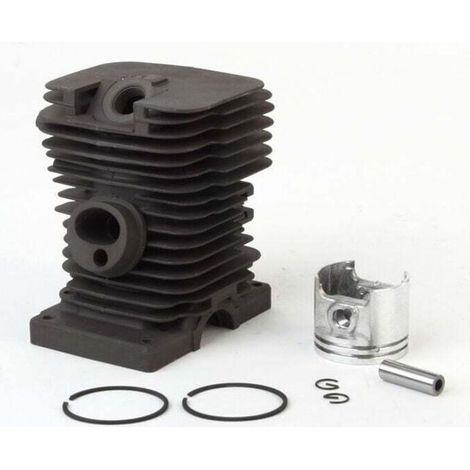 Brightstarg Kit de Piston de Cylindre de 38mm et 37mm Compatible avec STIHL Nouveau MS170 MS180 170 180 MS171 MS181 MS 171 181 MS181C Pièces de Rechange à la tronçonneuse (Size：38MM),