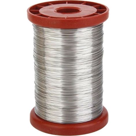 0,55 mm Edelstahl-Bienenstockdraht für die Imkerei, Imkereiwerkzeug, 500 g Spule, korrosionsbeständig, Rahmenbefestigung. (1/5)