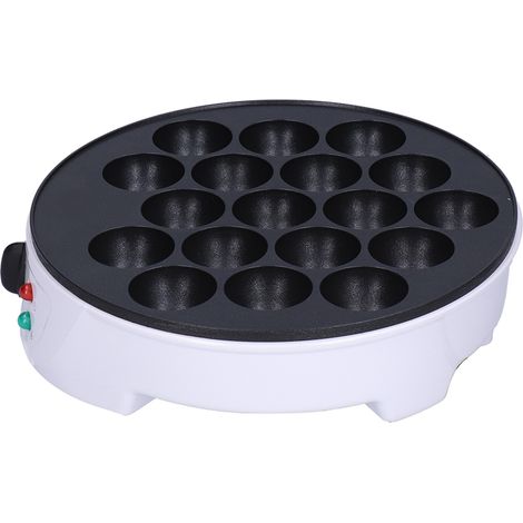 Appareil à takoyaki portable à 18 trous, mini-boulettes de poulpe, plaque de cuisson électrique, machine à petit-déjeuner, prise 220-240 V. (1/5)