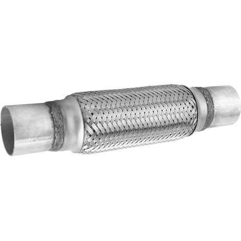51 x 300 mm schweißbares Auspuffrohr aus Edelstahl, universeller, umflochtener Luftauslassschlauch (1/5)