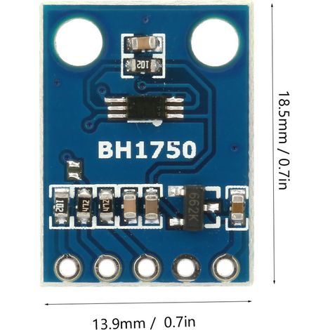 Module d'intensité lumineuse numérique GY-302, module d'intégration de puce BH1750, alimentation 3-5 V (1/4)