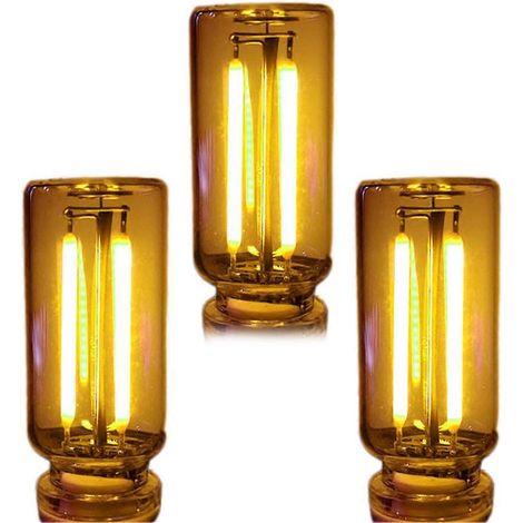 Veilleuse de chevet tactile USB, mini lampe LED à intensité variable pour chambre, voiture, ambiance romantique et décoration intérieure moderne. 3 LED en charge, couleur chaude. (1/5)
