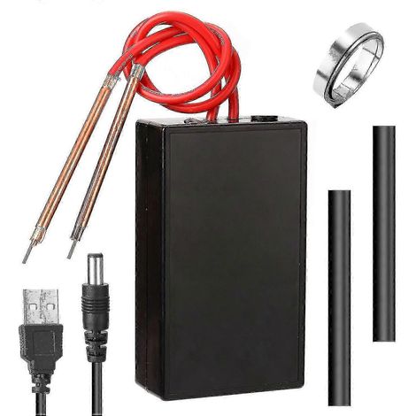 Soudeuse par points portable AURA - Mini machine à souder par points réglable à 6 vitesses - Compatible avec batterie 18650 - Kit d'outils pour soudeuse par points (1/5)