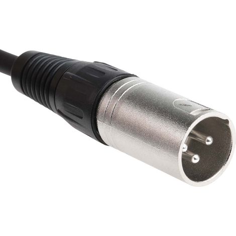 Cordons XLR XLR femelle XLR mâle 5m Noir ( Prix pour 1 ) (1/3)