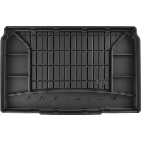 Tapis de coffre en caoutchouc pour Peugeot 208 2 à hayon à partir de 2019-TM (1/5)