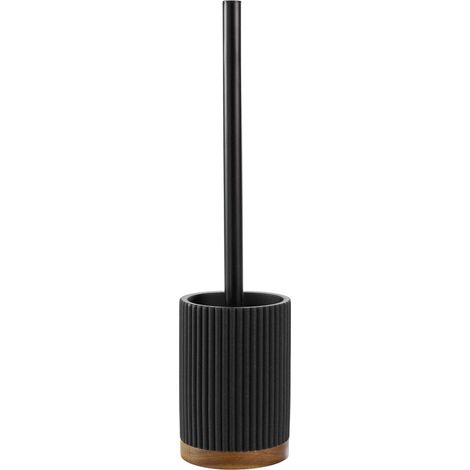 Brosse WC Design "Niagara" 38cm Noir (1/4)