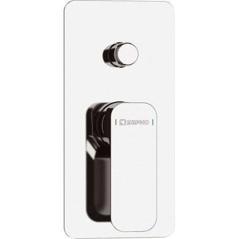 Sapho Spy - Grifo empotrado de ducha con cuerpo de montaje, 2 salidas, cromo PY42