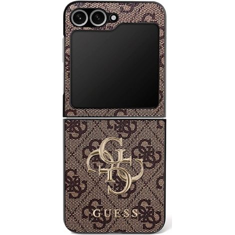 Funda Guess Big 4G Logo Classic Logo para Samsung Galaxy Z Flip 7 - Marrón