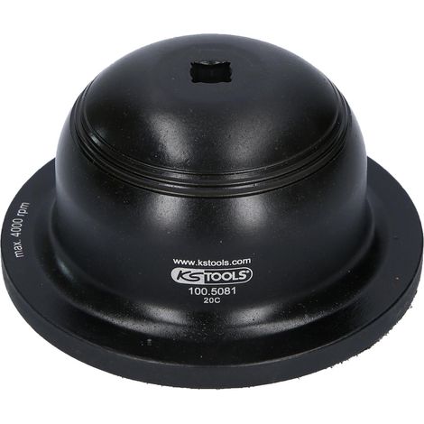 Ponceuse à moyeux en aluminium sans disque de nettoyage, 150 mm