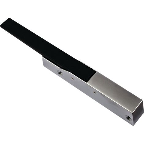 Loquet chromé satiné avec gâche – Installation rapide sur chant de porte – Flexibilité gauche/droite – Résistant aux contraintes mécaniques – Fermod (1/2)
