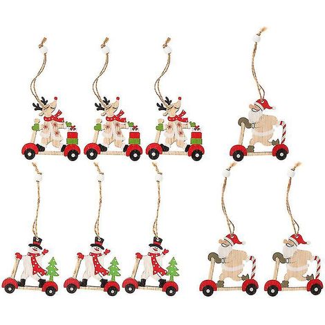 9-teiliges Weihnachtsbaumschmuckset (1/3)