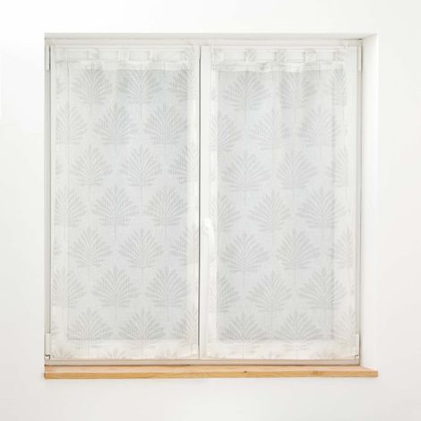 Paire de Voilages "Levita" 60x160cm Blanc (1/3)