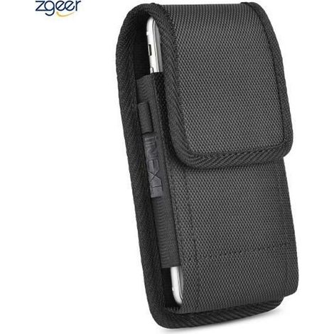 Housse en tissu Oxford résistant à rabat horizontale avec clip ceinture en métal pour téléphones iPhone 7 Plus, iPhone 8 Plus,-Ywey (1/4)