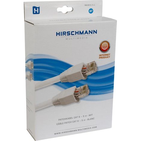 Hirschmann - inkab5 - cavo patch cat6 rj45 - 5 m - 695020405 - 4002044436247