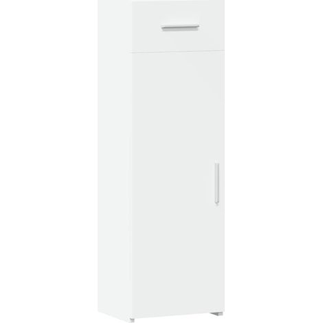 Credenza buffet cassettiera mobile contenitore organizer cucina soggiorno soggiorno 30 x 42,5 x 93 cm derivati del legno bianco 020030226