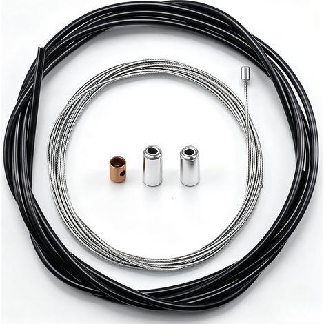 Câble Gaz Accélérateur universel, 2,50 m, Ø1,2mm avec gaine et raccord à vis, pour scooters à carburateur 50 cc, cyclomoteurs, cyclomoteurs à vitesses, motos (1/5)