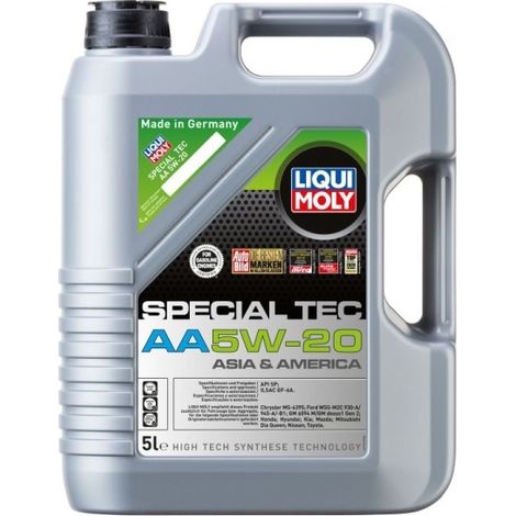 LIQUI MOLY OIL 5W20 5L SINTETICO SPECIALE TEC AA / GF-5 / WSS M2C 945 A / MS-6395