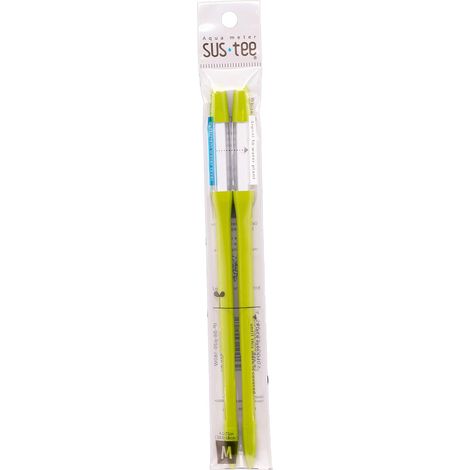 SUSTEE Lot de 2 indicateurs d'arrosage, vous indique quand arroser - Fonctionne pour toutes les plantes et sols - Simple, sans piles - Fabriqué au Japon (vert, moyen) (1/4)